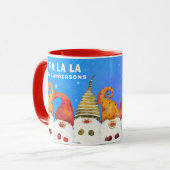 Mug Mignons lutins de Noël Fa La La (Devant gauche)