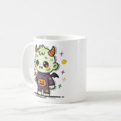 Mug Mignons monstres d'Halloween pour enfants (Devant gauche)