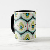 Mug Mignons motifs tribaux kat de menthe rose (Devant gauche)