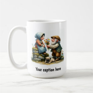 Mug Mignons Munchkins Âgés en Vêtements Anciens