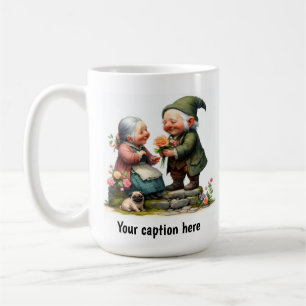 Mug Mignons Munchkins Âgés en Vêtements Anciens