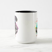 Mug Mignons Singe Écouter Musique, Musique Singe Obséd (Centre)