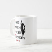 Mug Mike Echo Oscar Whiskey MEOW Cat (Devant gauche)