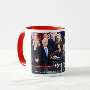 Mug Mike Pence 48e vice-président des États-Unis asser