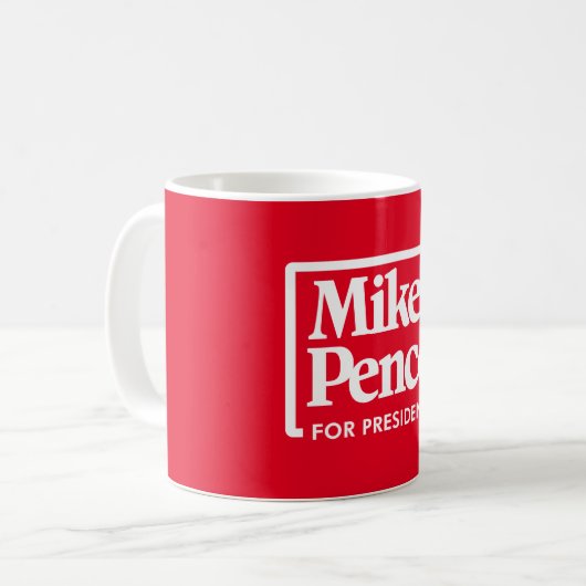 Mug Mike Pence pour le président 2024 (Devant gauche)