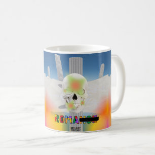 Mug Mikitiez Dreamer crâne tatto arc-en-ciel plage ros
