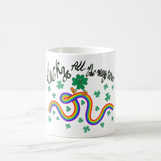 Mug Mikitiez irish trèfle vert st.patrick chance jour (Centre)