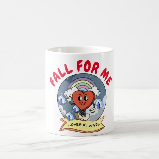 Mug Mikitiez personnalisé valentine drôle lovebug logi (Centre)