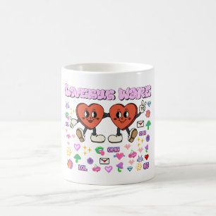 Mug Mikitiez personnalisé valentine drôle lovebug logi