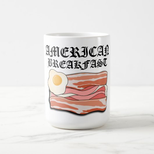 Mug Mikitiez petit-déjeuner américain oeufs de bacon p (Centre)
