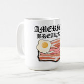 Mug Mikitiez petit-déjeuner américain oeufs de bacon p (Devant gauche)