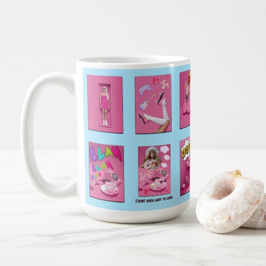 Mug Mikitiez premier film nuit princesse poupée T-shir (Avec donut)