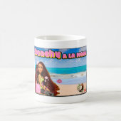 Mug Mikitiez Thaïlande plage de coco lotus rose blanc (Centre)