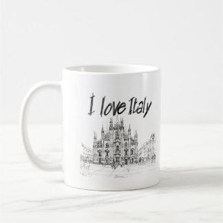 Mug Milan, Italie. bicchiere