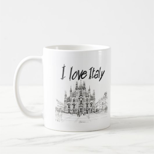 Mug Milan, Italie. bicchiere (Gauche)