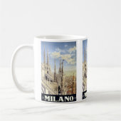 Mug Milano Italie Cathédrale gothique Duomo Vintage vo (Gauche)