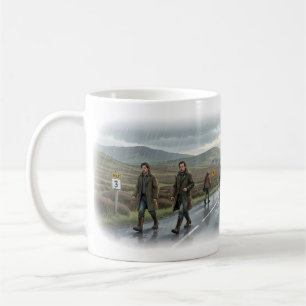 Mug Miles Pluvieux Vers le Retour au Pays