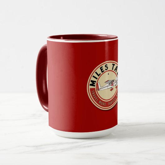 Mug MilesTalk en rouge (Devant gauche)