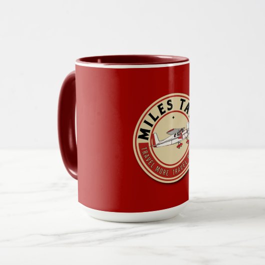 Mug MilesTalk en rouge (Devant gauche)