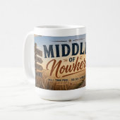 Mug Milieu de nulle part Glasgow Montana (Devant gauche)