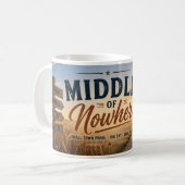 Mug Milieu de nulle part Glasgow Montana (Devant gauche)
