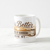 Mug Milieu de nulle part Glasgow Montana (Devant droit)