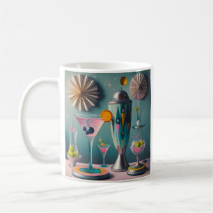 Mug Milieu du siècle, temps des cocktails futuristes a