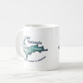 Mug Milieu supérieur de péninsule d'Ishpeming de nulle (Devant gauche)