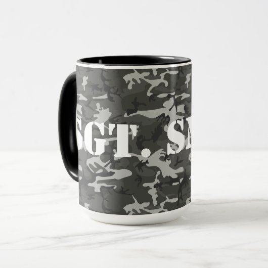Mug MILITAIRE (Devant gauche)