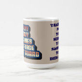 MUG MILITAIRE ÉTATS-UNIS - MERCI (Centre)