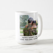 Mug Militaire Papa Mon Héros Porte Camo Fête des pères (Devant droit)