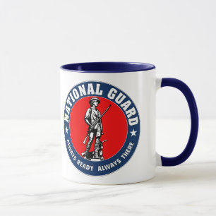 Mug Militaires de logo de garde nationale d'armée