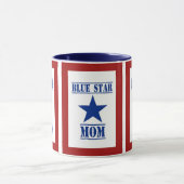 Mug Militaires de maman d'étoile bleue (Centre)