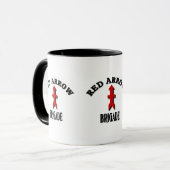Mug Militaires rouges de brigade de flèche (Devant gauche)