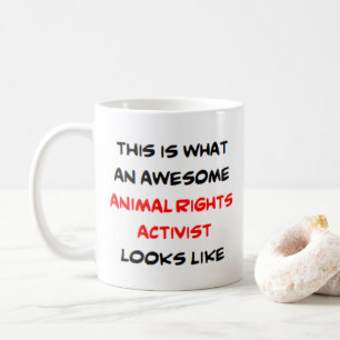 Mug militant des droits des animaux, génial