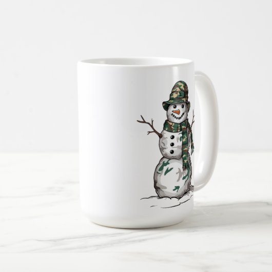 Mug Military Snowman  (Devant droit)