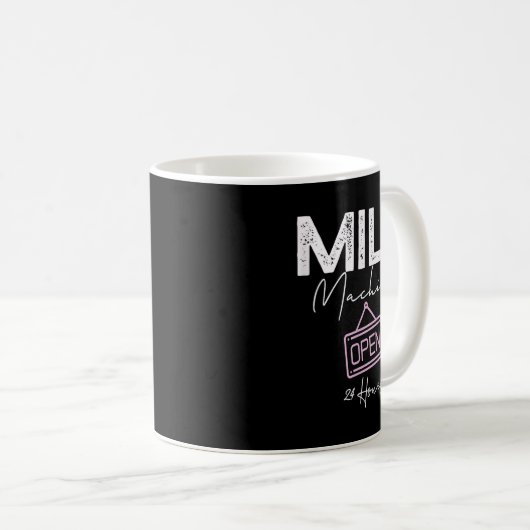 Mug Milk Machine Open 24 Hours Funny Breastfeeding New (Devant droit)