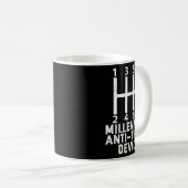 Mug Millennial Anti Theft Device _ Funny Stick Shift  (Devant droit)