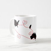 Mug milles à part mais étroit au coeur (Devant gauche)