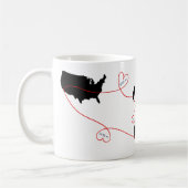 Mug milles à part mais étroit au coeur (Gauche)