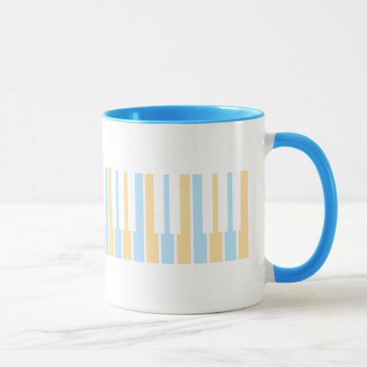 Mug Million de piano de quartet du dollar (Droite)