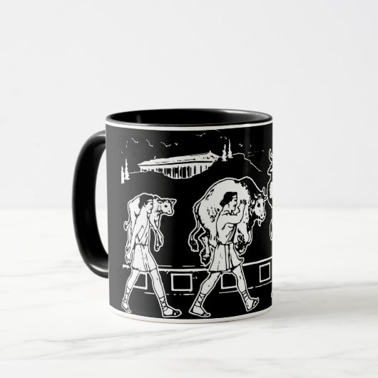 Mug Milo de Croton et la Bull - Gym Motivational (Devant gauche)