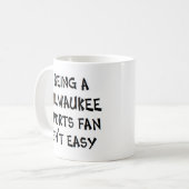 Mug milwaukee sports fan, being (Devant gauche)