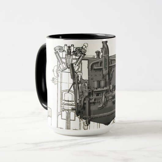 Mug Milwaukee Wisconsin Engine Early K (Devant gauche)