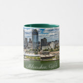 Mug Milwaukee, Wisconsin, photo de la ville, (Centre)