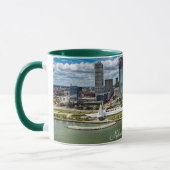 Mug Milwaukee, Wisconsin, photo de la ville, (Gauche)