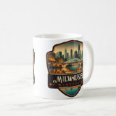 Mug Milwaukee, Wisconsin | VINTAGE (Devant droit)