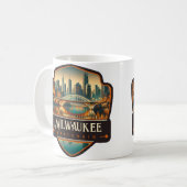 Mug Milwaukee, Wisconsin | VINTAGE (Devant gauche)