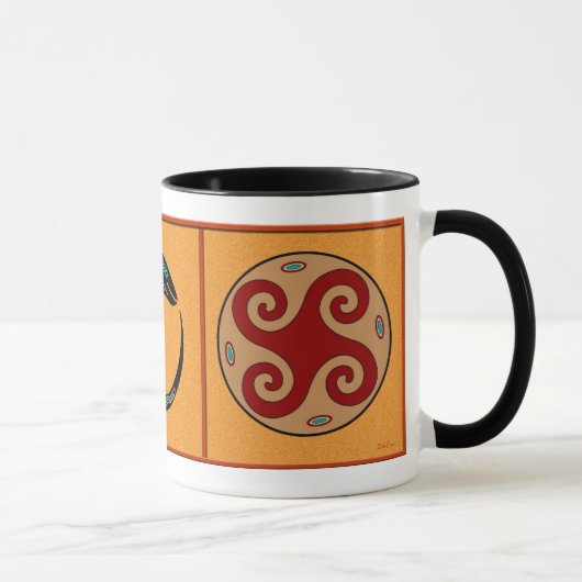 Mug Mimbres-Lézard (Droite)