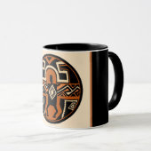 Mug Mimbres Warrior (Devant droit)